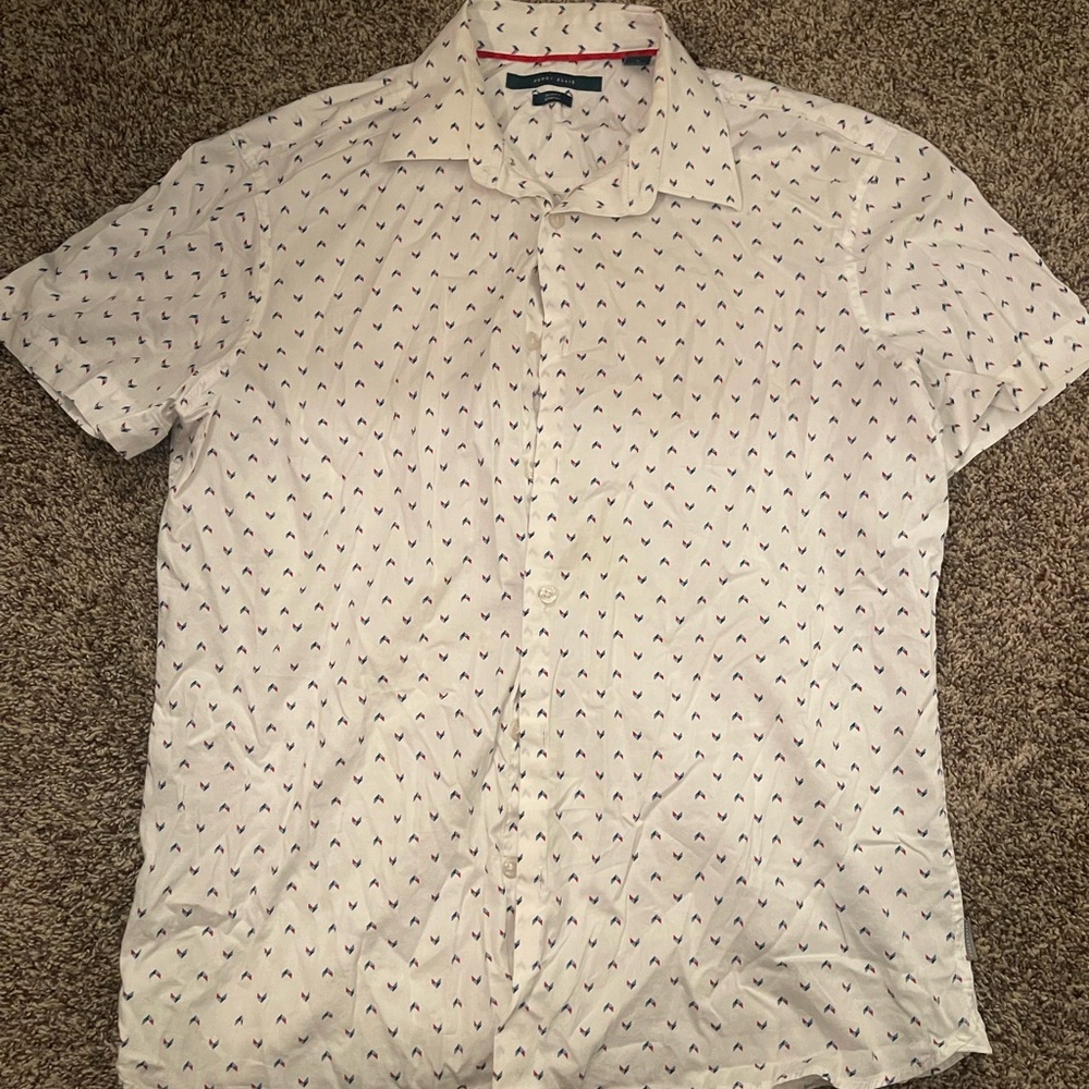Perry Ellis Slim fit Stretch casual dress shirt